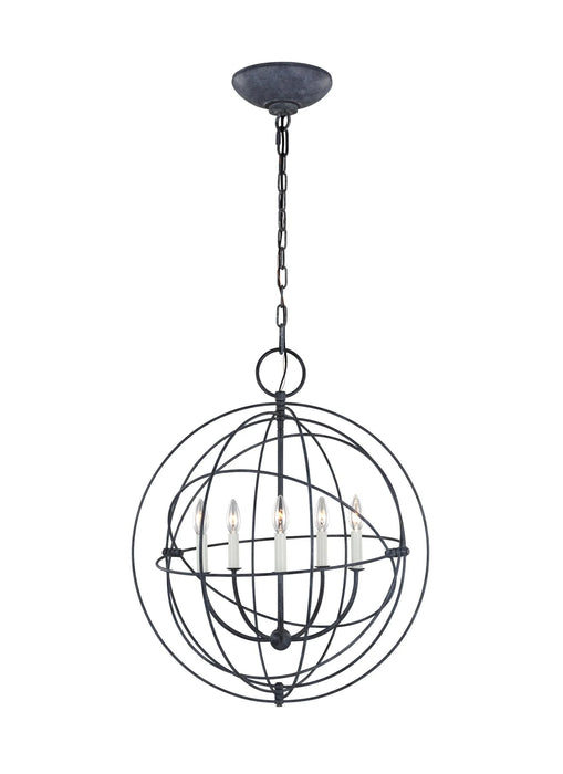 SH- GL CM Bayberry 5L Pendant Weathered Galvanized