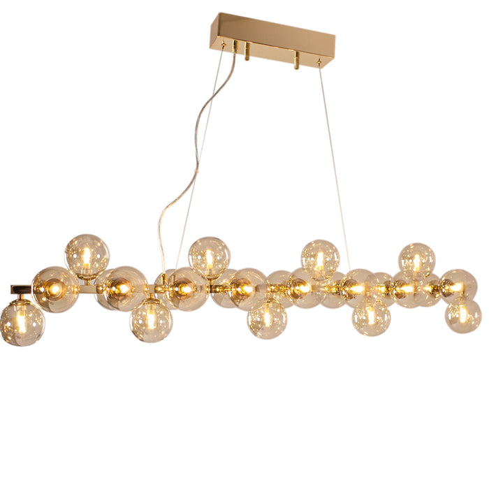 SPLENDOR BAR AMBER PENDANT LIGHT